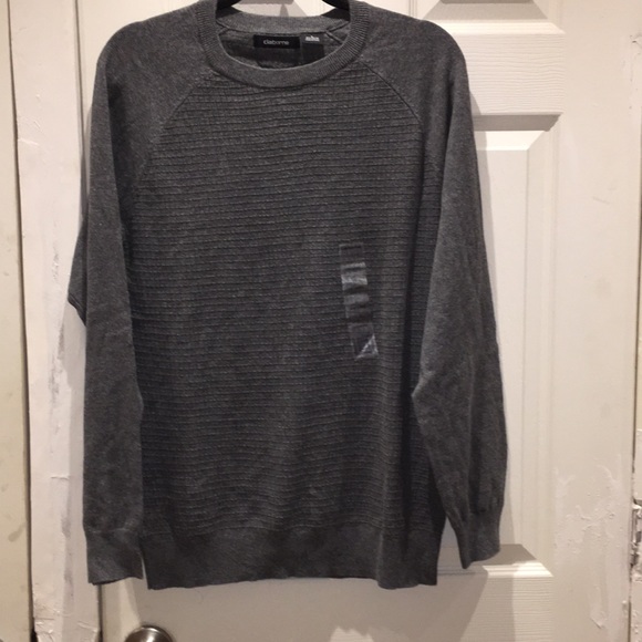 Claiborne Other - Claiborne gray sweater Sz Large!!! Charcoal